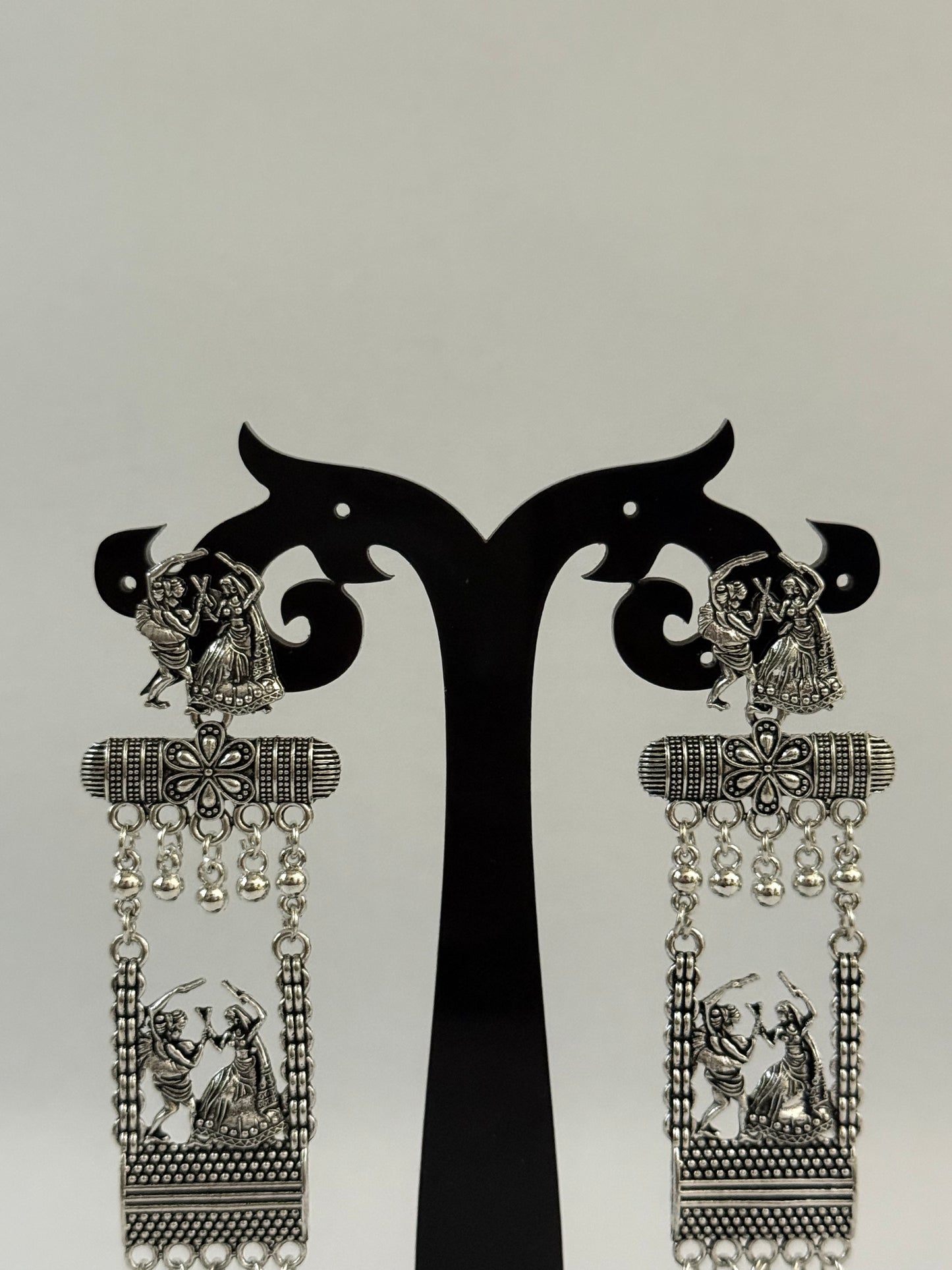 Baliyaa Navratri Special Oxidised Garba Jhumka